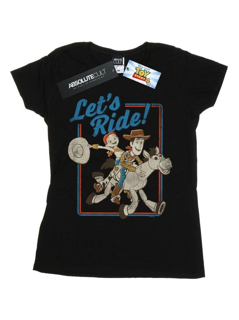 Disney - T-shirt TOY STORY LET'S RIDE Noir - Kiabi