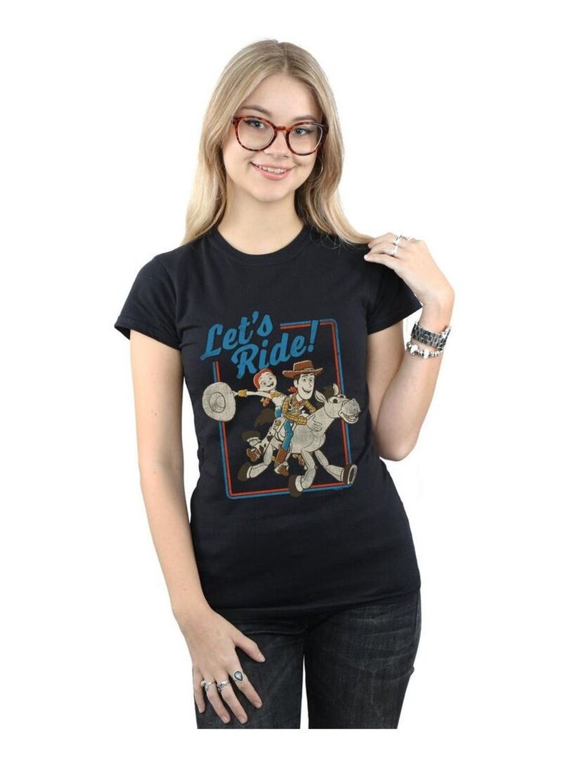 Disney - T-shirt TOY STORY LET'S RIDE Noir - Kiabi