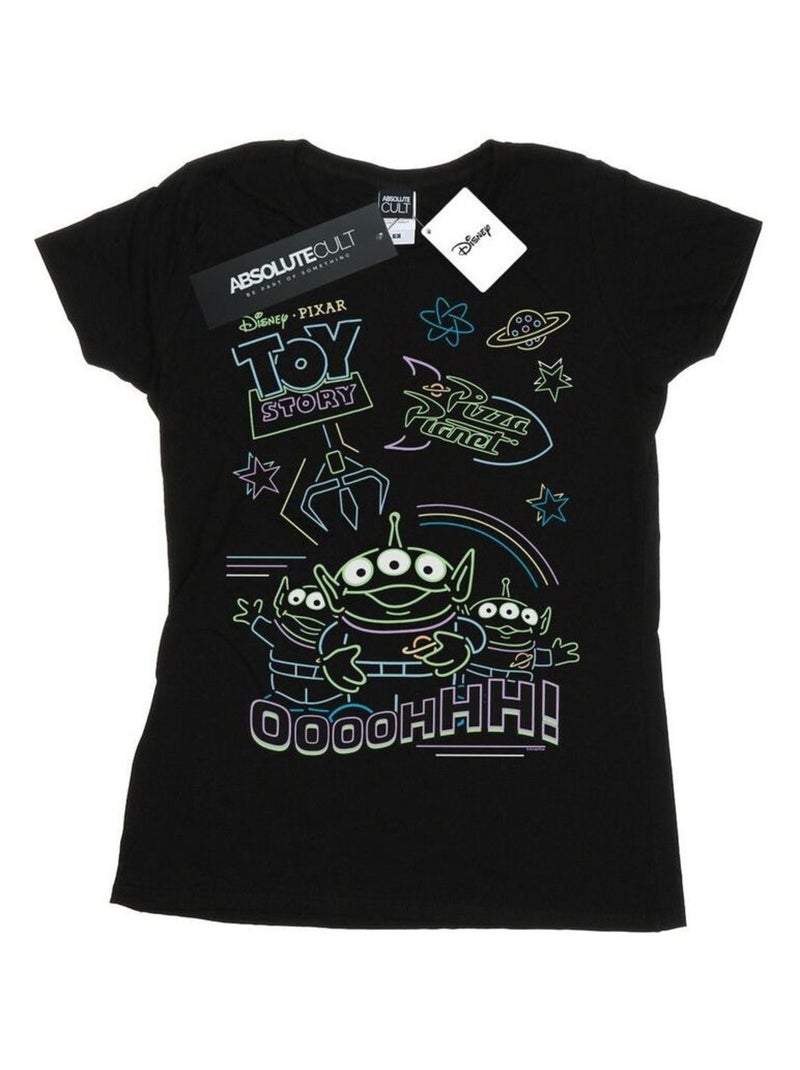 Disney - T-shirt TOY STORY LITTLE GREEN MEN Noir - Kiabi
