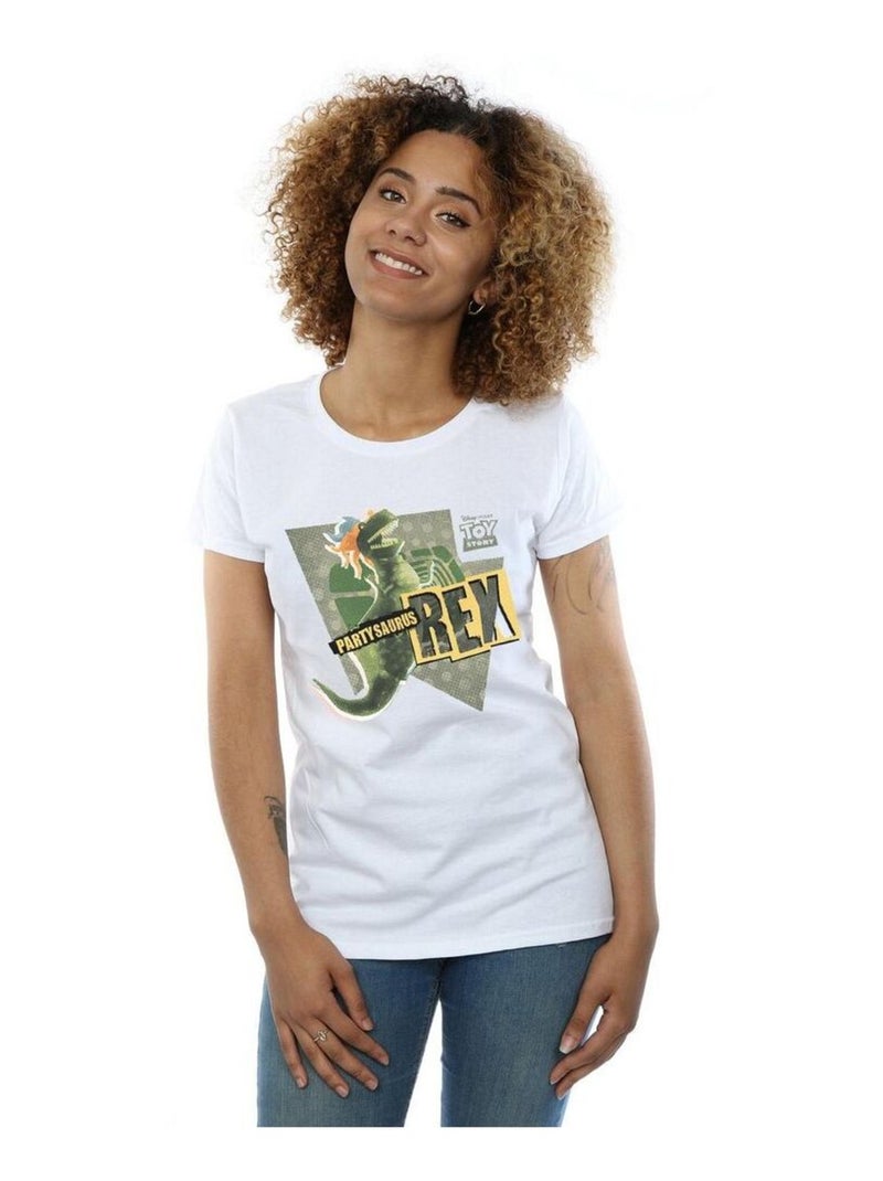 Disney - T-shirt TOY STORY PARTYSAURUS REX Blanc - Kiabi
