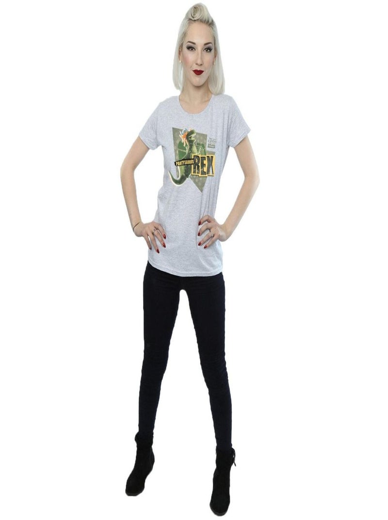 Disney - T-shirt TOY STORY PARTYSAURUS REX Gris chiné - Kiabi