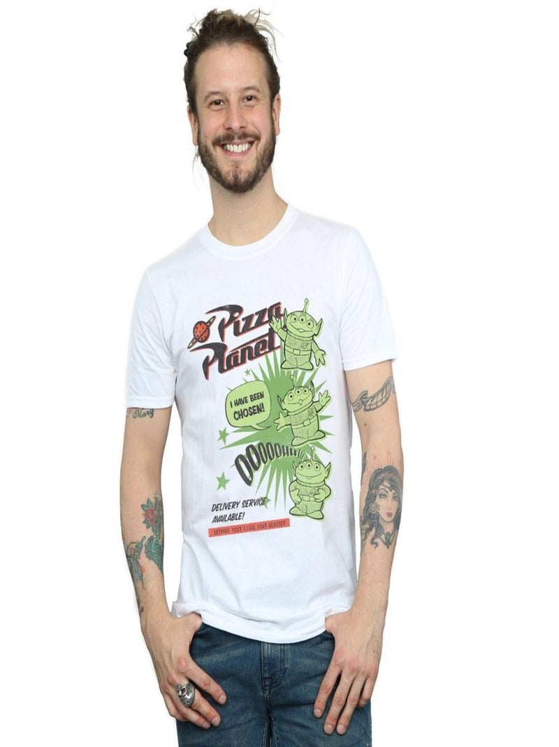 Disney - T-shirt TOY STORY PIZZA PLANET LÇaTLE GREEN MEN Blanc - Kiabi