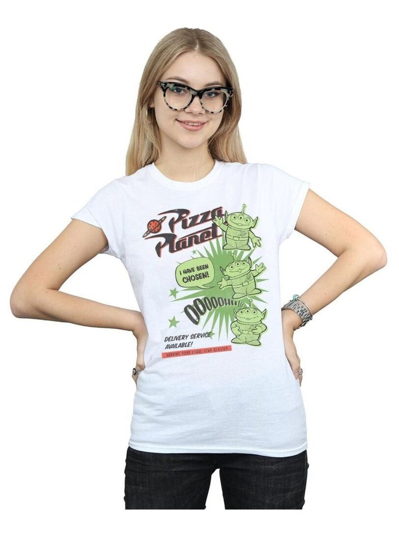 Disney - T-shirt TOY STORY PIZZA PLANET LITTLE GREEN MEN Blanc - Kiabi