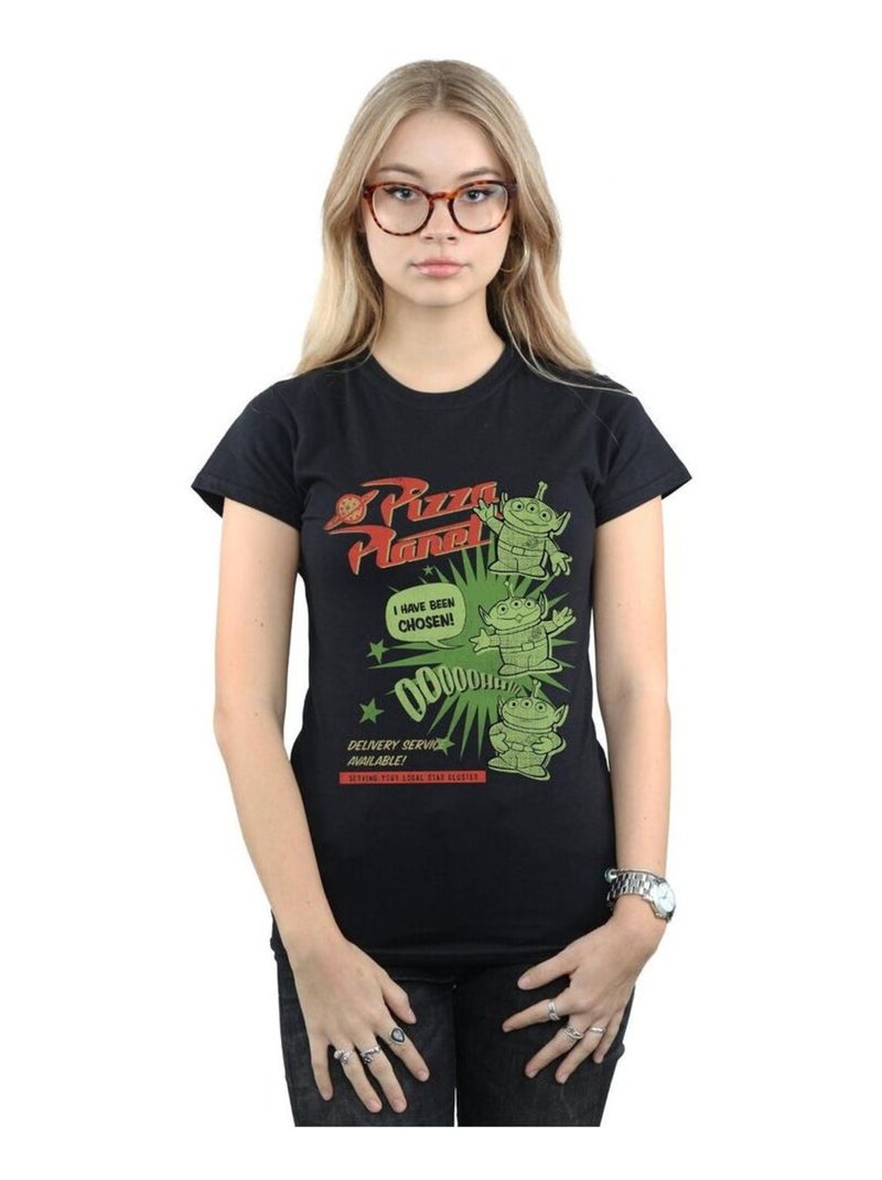 Disney - T-shirt TOY STORY PIZZA PLANET LITTLE GREEN MEN Noir - Kiabi