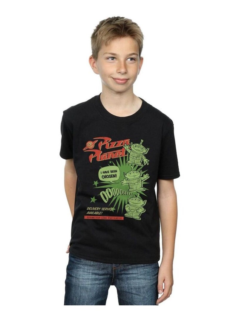 Disney - T-shirt TOY STORY PIZZA PLANET LITTLE GREEN MEN Noir - Kiabi