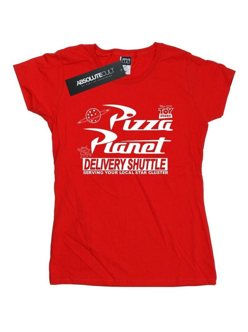 Disney - T-shirt TOY STORY PIZZA PLANET Rouge - Kiabi