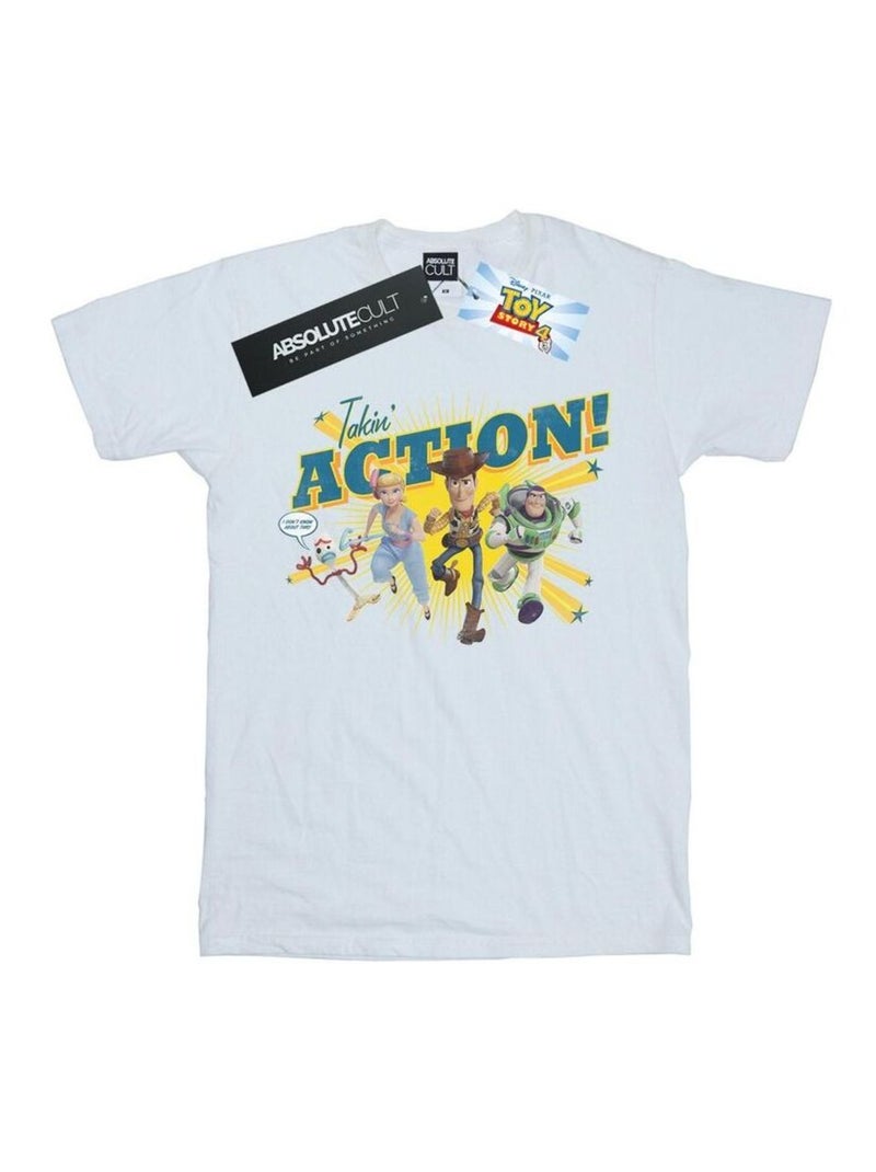 Disney - T-shirt TOY STORY TAKIN' ACTION Blanc - Kiabi