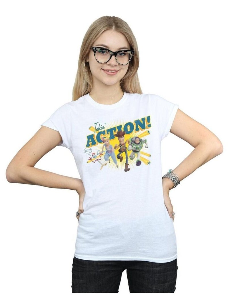 Disney - T-shirt TOY STORY TAKIN' ACTION Blanc - Kiabi