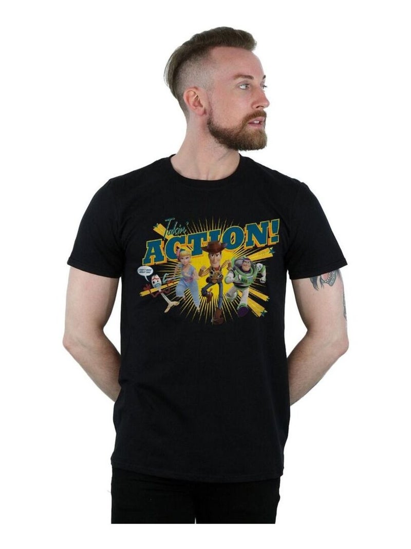 Disney - T-shirt TOY STORY TAKIN' ACTION Noir - Kiabi