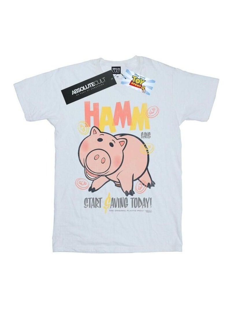 Disney - T-shirt TOY STORY THE PIGGY BANK Blanc - Kiabi