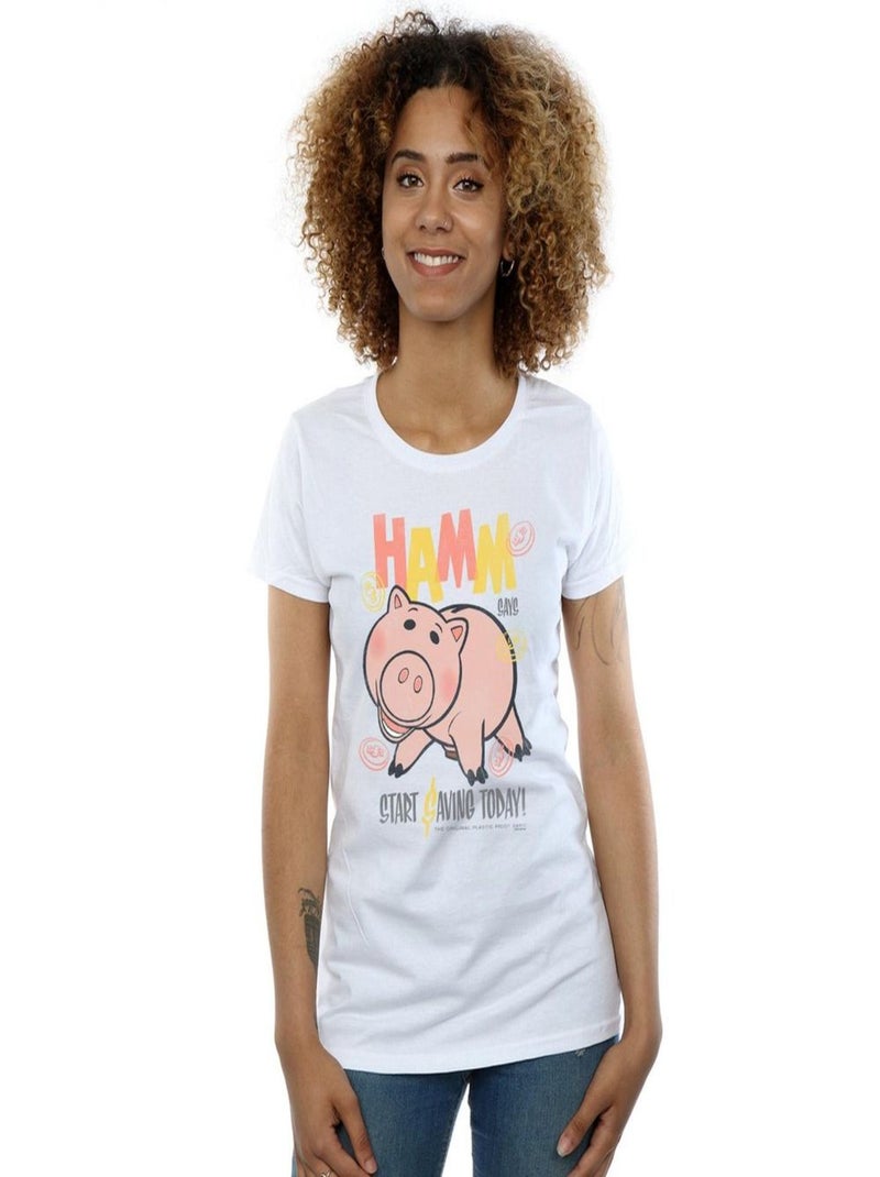 Disney - T-shirt TOY STORY THE PIGGY BANK Blanc - Kiabi