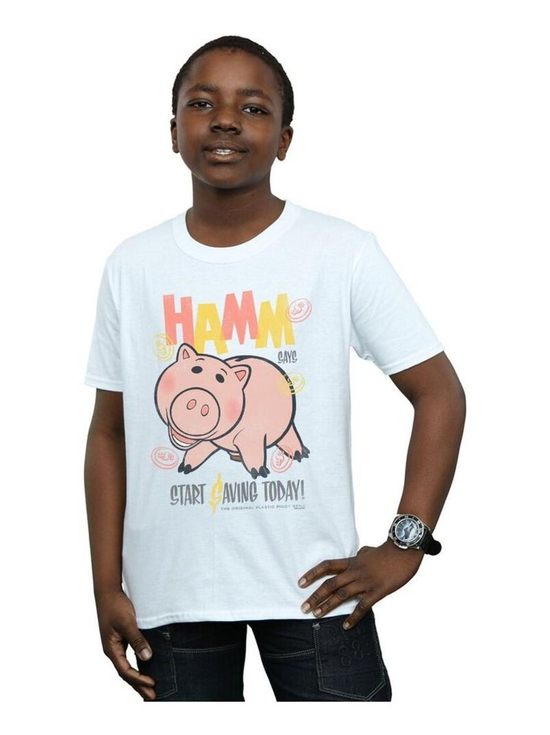 Disney - T-shirt TOY STORY THE PIGGY BANK Blanc - Kiabi