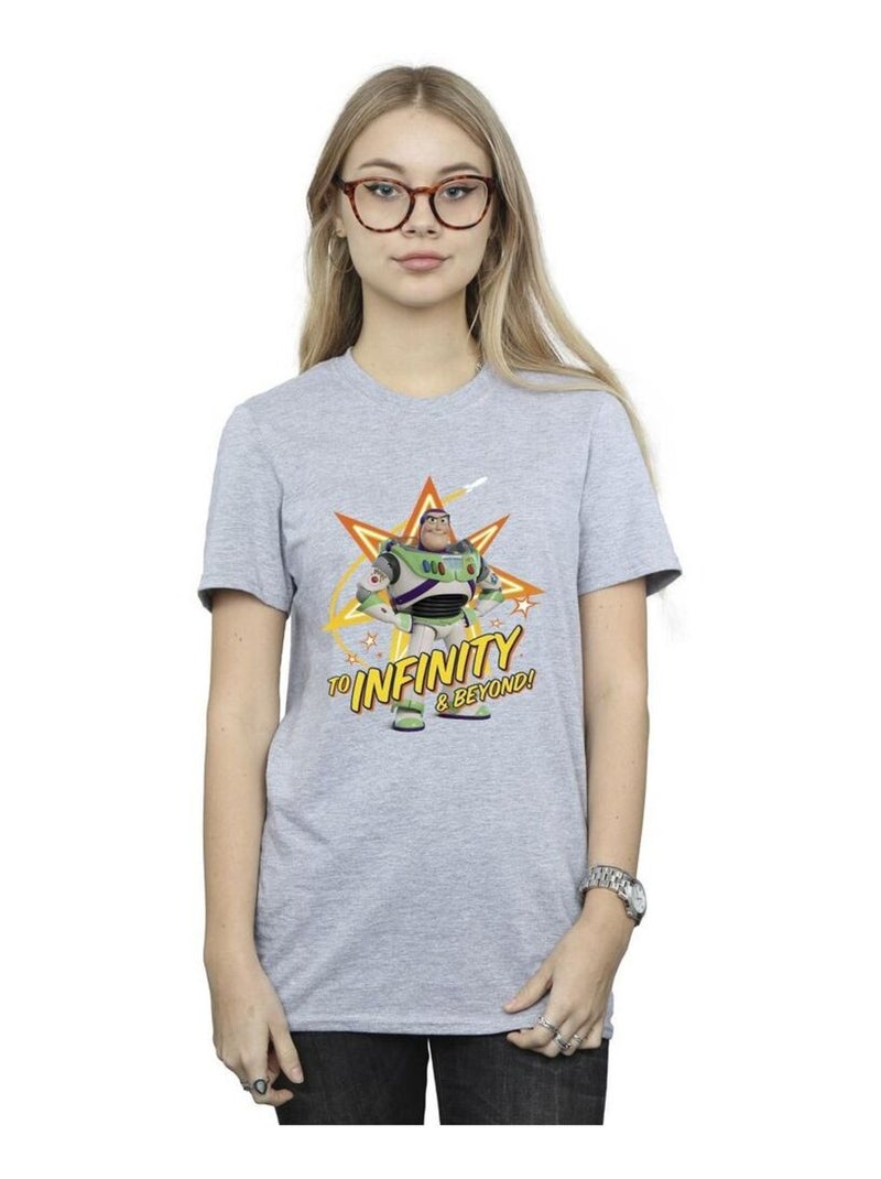 Disney - T-shirt TOY STORY TO INFINÇaY Gris chiné - Kiabi