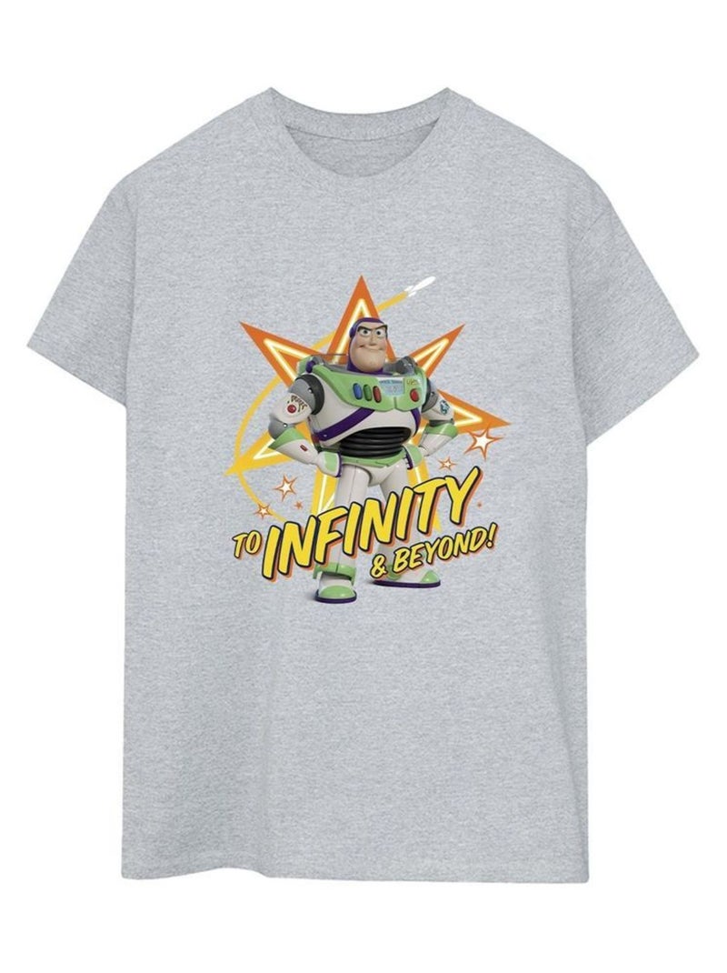 Disney - T-shirt TOY STORY TO INFINITY Gris chiné - Kiabi