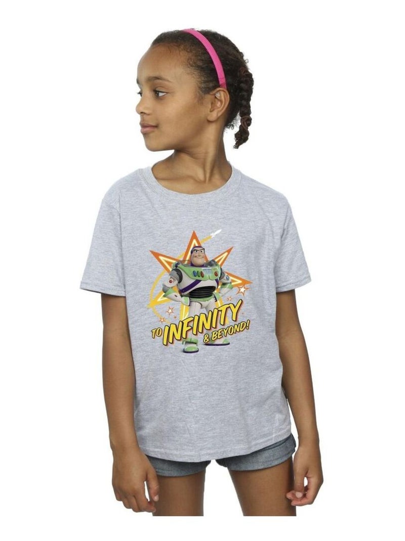 Disney - T-shirt TOY STORY TO INFINITY Gris chiné - Kiabi