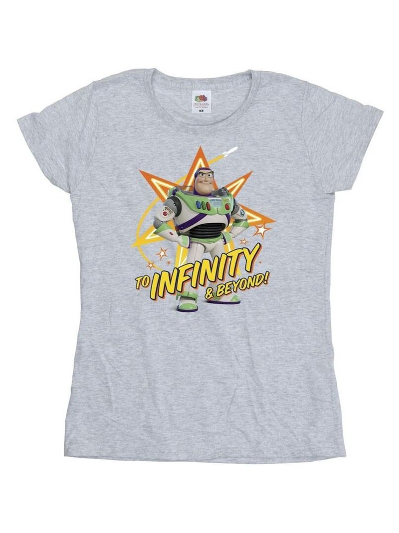 Disney - T-shirt TOY STORY TO INFINITY Gris chiné - Kiabi