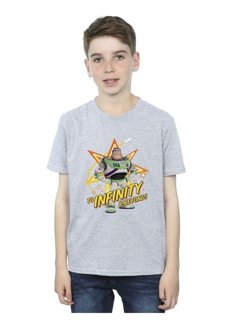Disney - T-shirt TOY STORY TO INFINITY Gris chiné - Kiabi