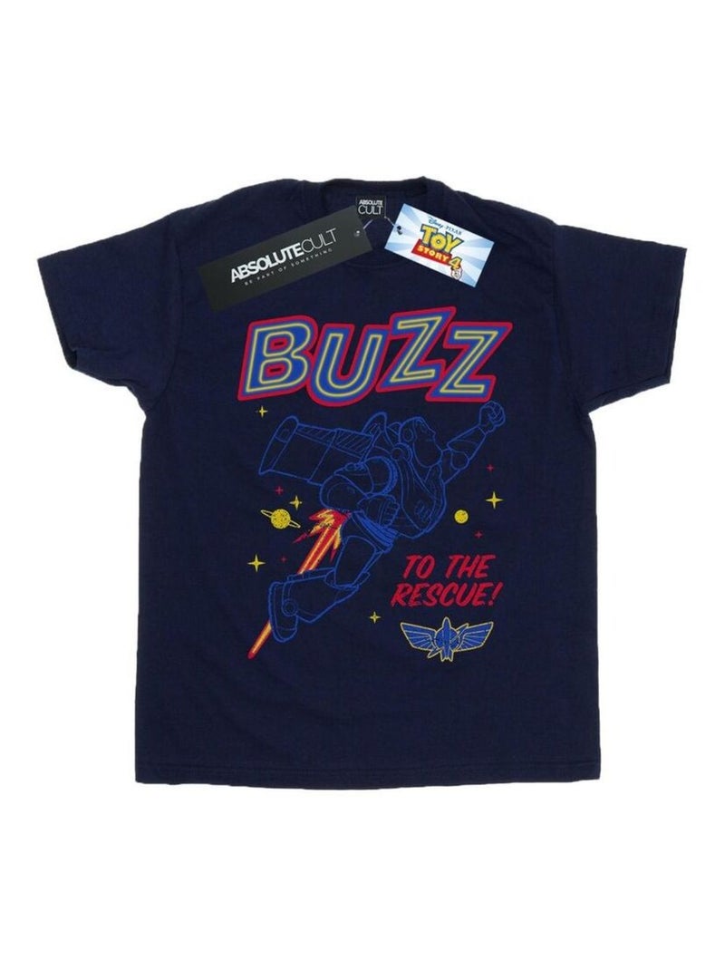 Disney - T-shirt TOY STORY TO THE RESCUE Bleu marine - Kiabi