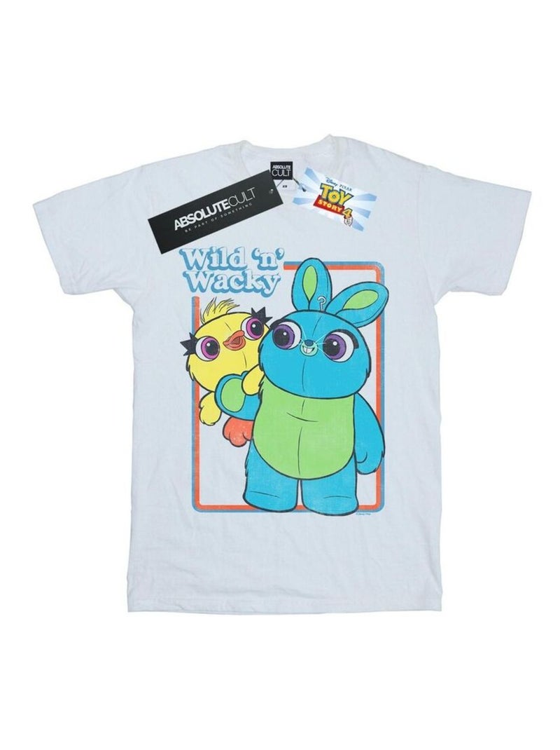 Disney - T-shirt TOY STORY WILD AND WACKY Blanc - Kiabi