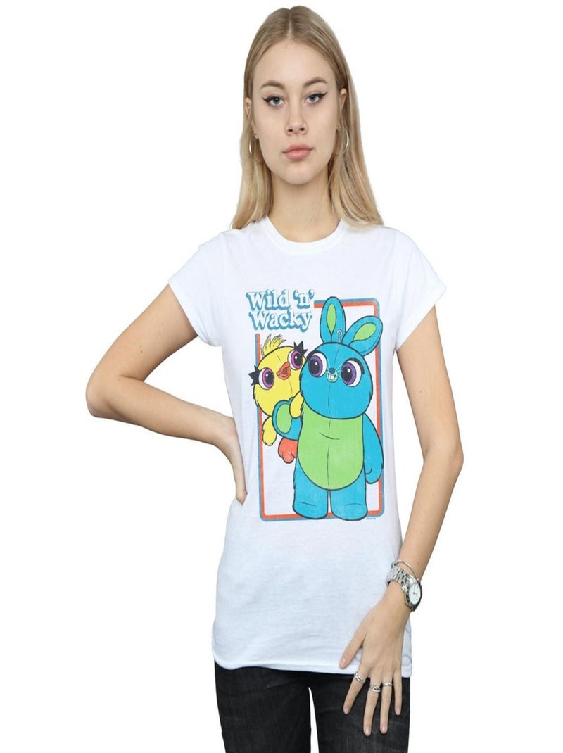 Disney - T-shirt TOY STORY WILD AND WACKY Blanc - Kiabi