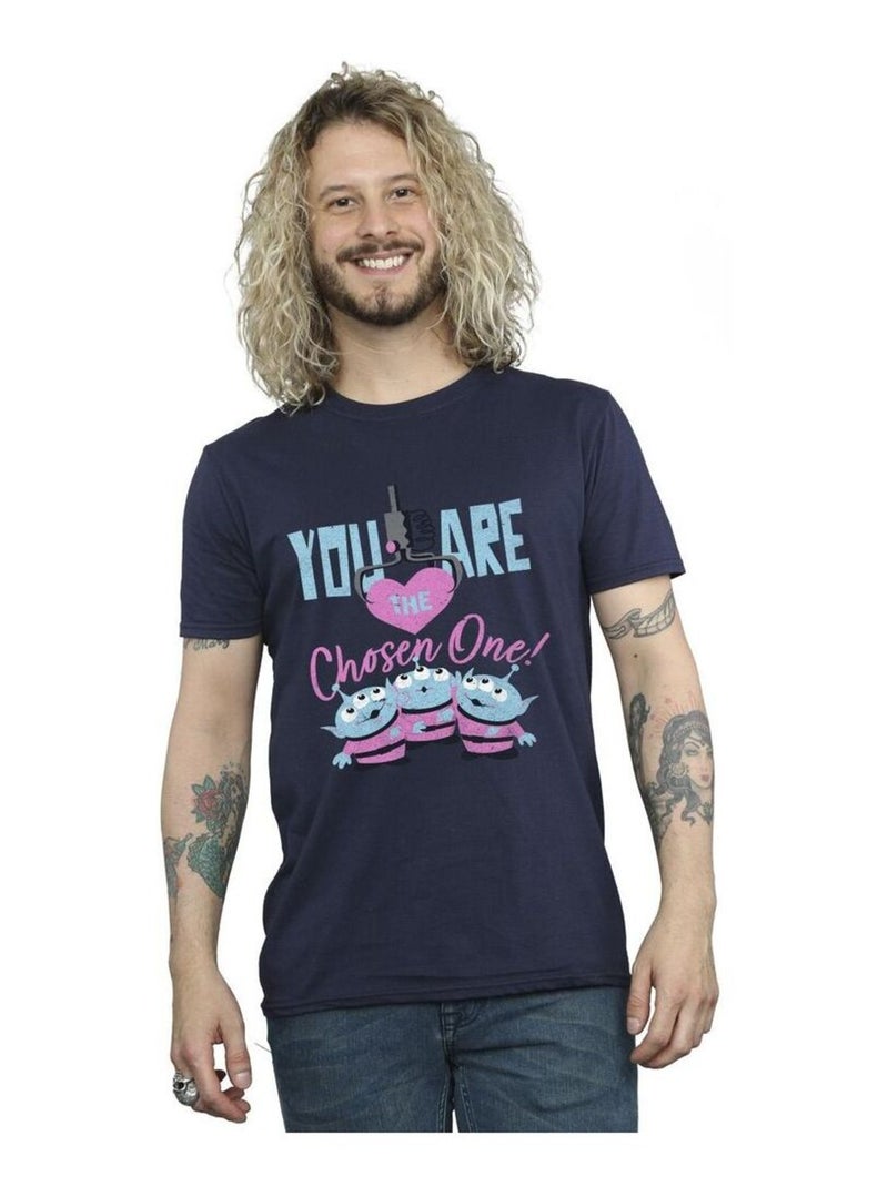 Disney - T-shirt TOY STORY YOU ARE THE CHOSEN ONE Bleu marine - Kiabi