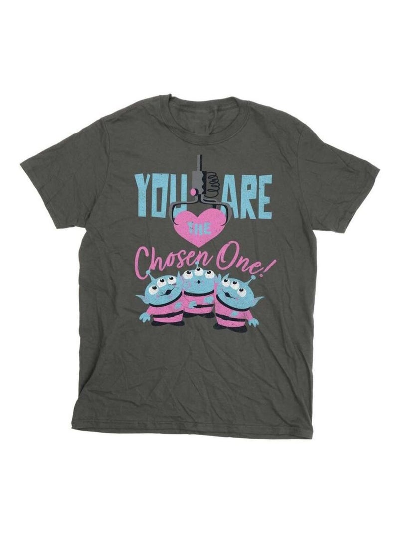 Disney - T-shirt TOY STORY YOU ARE THE CHOSEN ONE Gris Noir - Kiabi