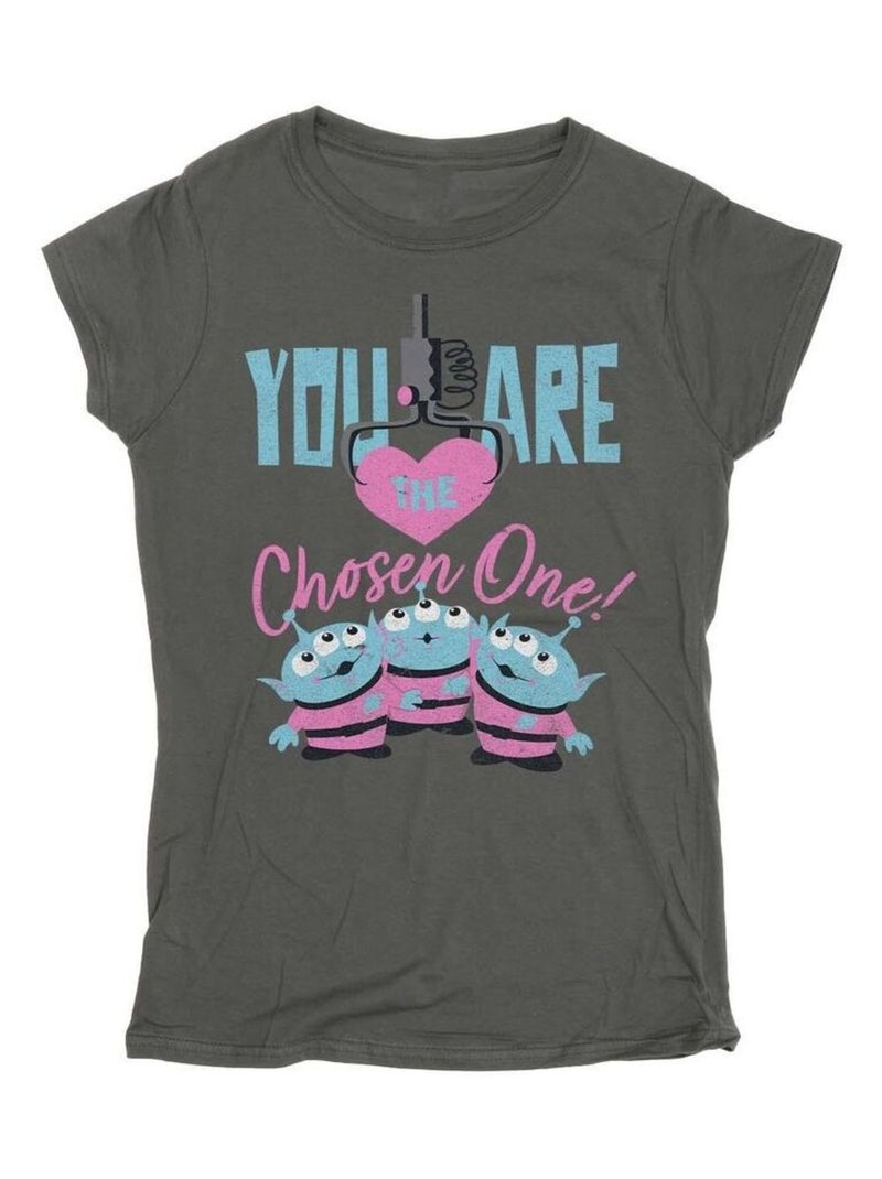 Disney - T-shirt TOY STORY YOU ARE THE CHOSEN ONE Gris Noir - Kiabi