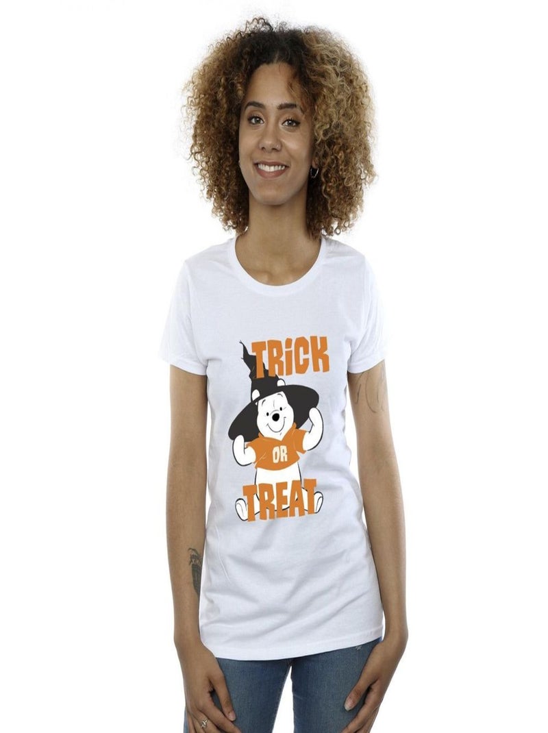 Disney - T-shirt TRICK OR TREAT Blanc - Kiabi