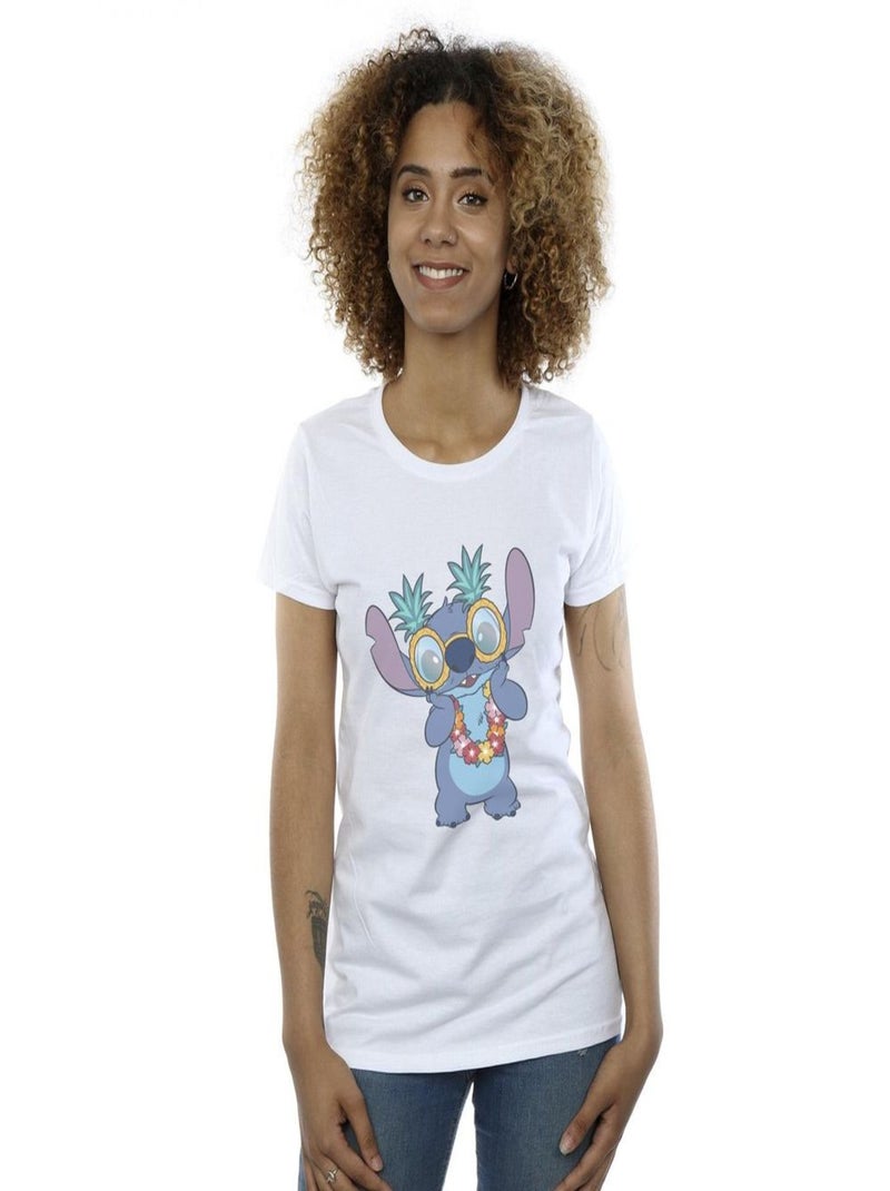 Disney - T-shirt TROPICAL FUN Blanc - Kiabi