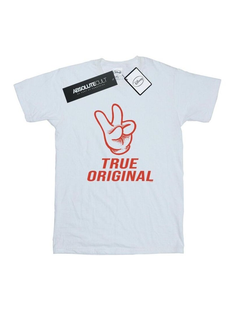 Disney - T-shirt TRUE ORIGINAL Blanc - Kiabi