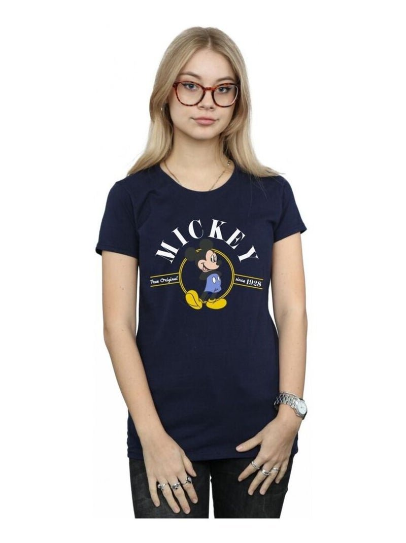 Disney - T-shirt TRUE ORIGINAL Bleu marine - Kiabi
