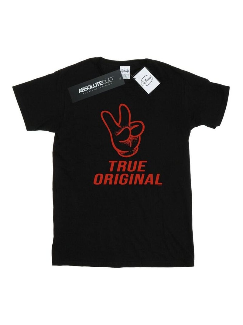 Disney - T-shirt TRUE ORIGINAL Noir - Kiabi