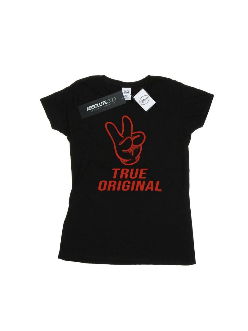 Disney - T-shirt TRUE ORIGINAL Noir - Kiabi