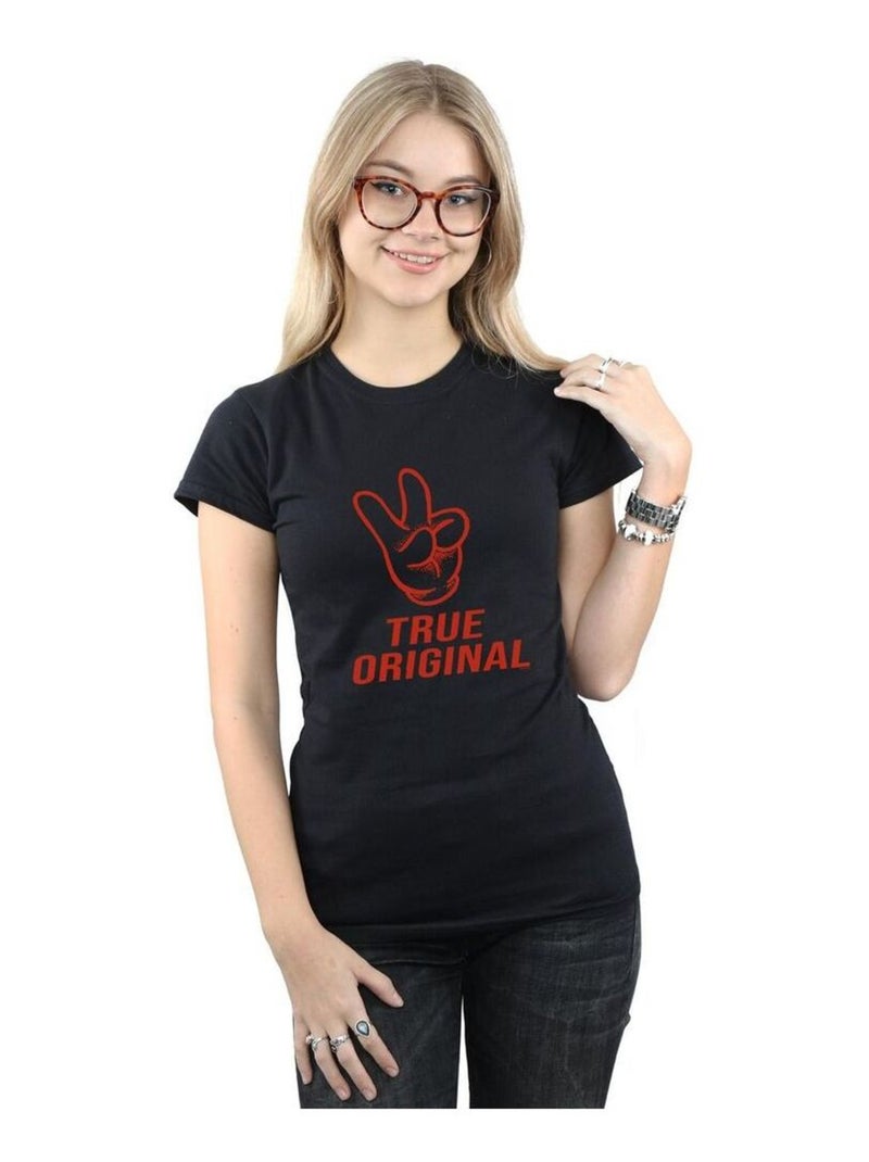 Disney - T-shirt TRUE ORIGINAL Noir - Kiabi