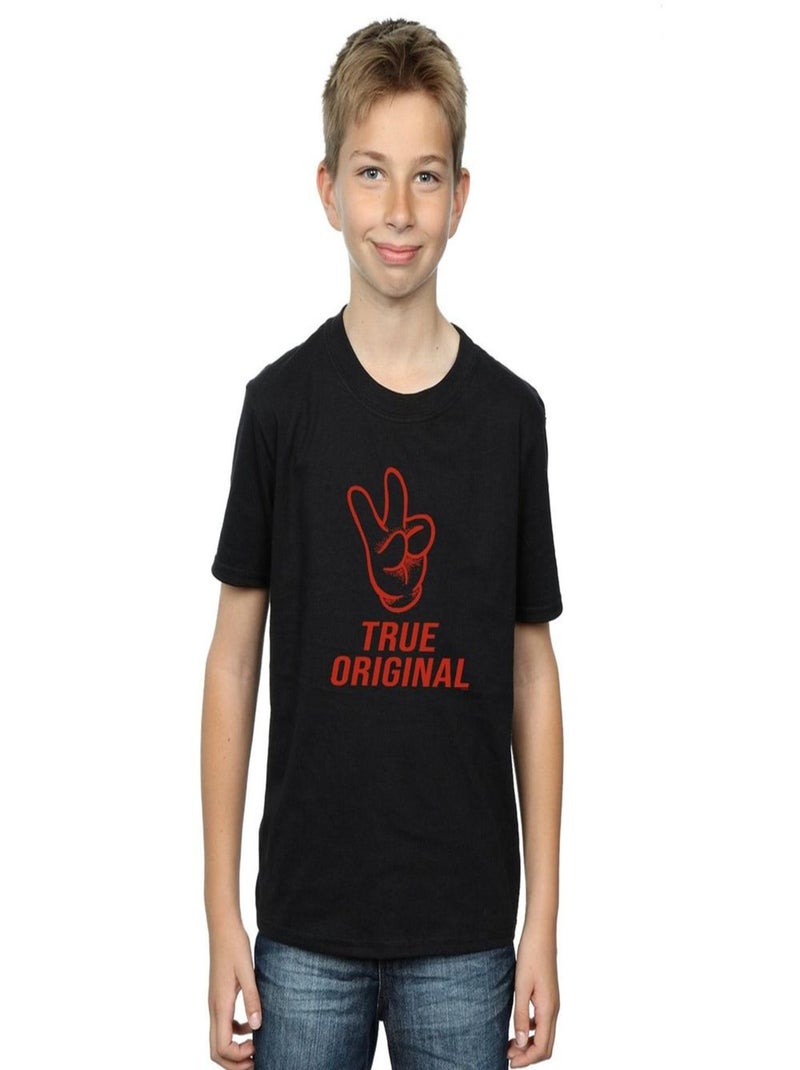 Disney - T-shirt TRUE ORIGINAL Noir - Kiabi