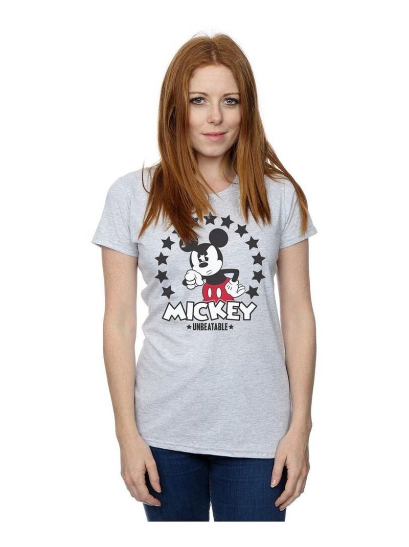 Disney - T-shirt UNBEATABLE Gris chiné - Kiabi