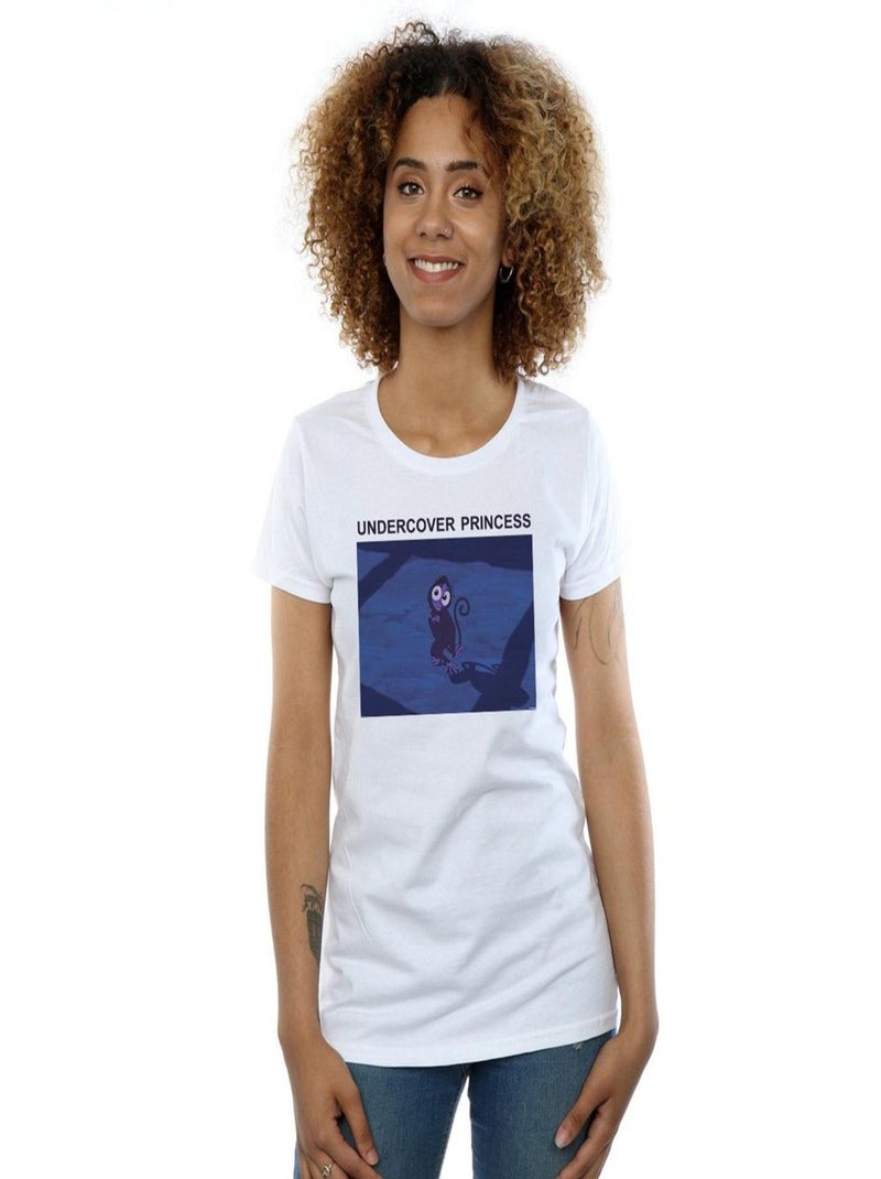 Disney - T-shirt UNDERCOVER PRINCESS Blanc - Kiabi