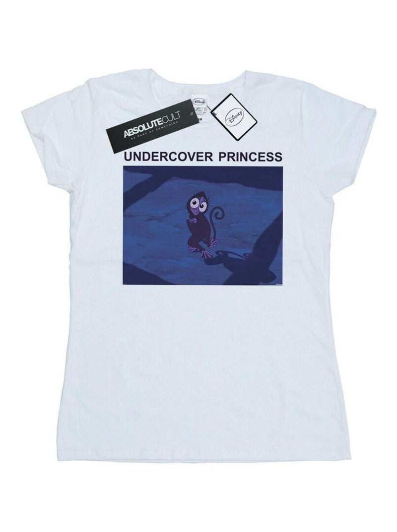 Disney - T-shirt UNDERCOVER PRINCESS Blanc - Kiabi