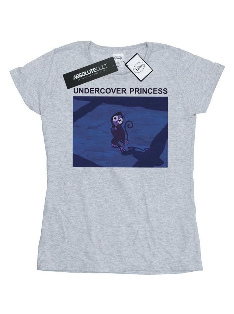 Disney - T-shirt UNDERCOVER PRINCESS Gris chiné - Kiabi