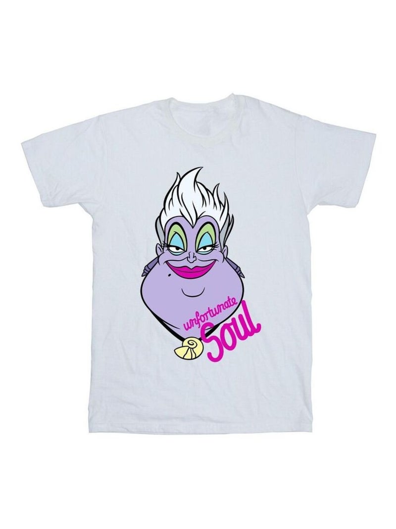 Disney - T-shirt UNFORTUNATE SOUL Blanc - Kiabi