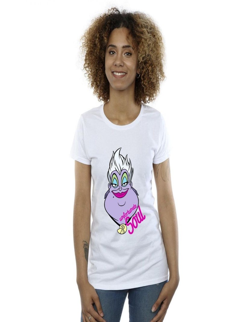Disney - T-shirt UNFORTUNATE SOUL Blanc - Kiabi