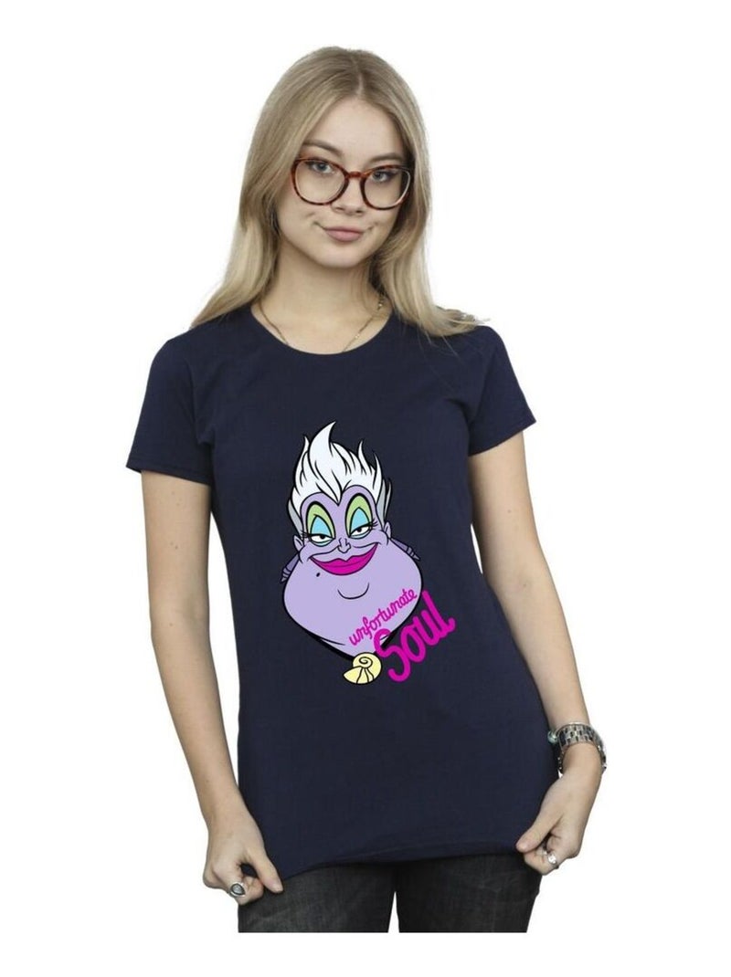Disney - T-shirt UNFORTUNATE SOUL Bleu marine - Kiabi