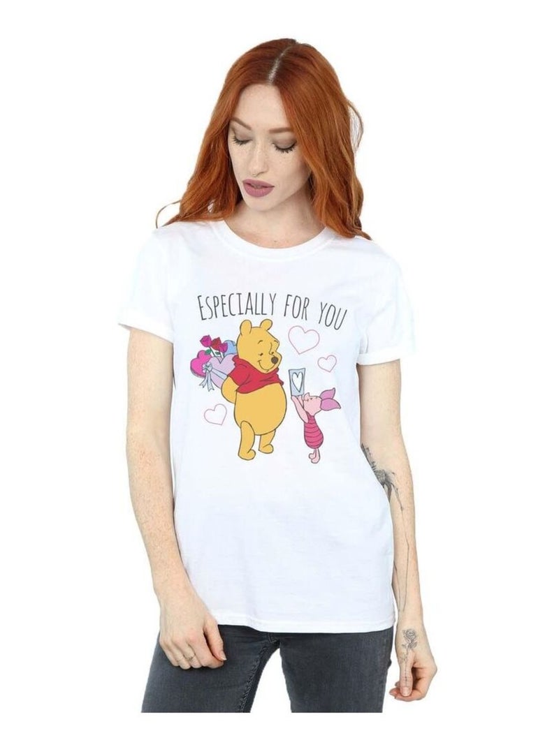 Disney - T-shirt VALENTINES GIFT Blanc - Kiabi