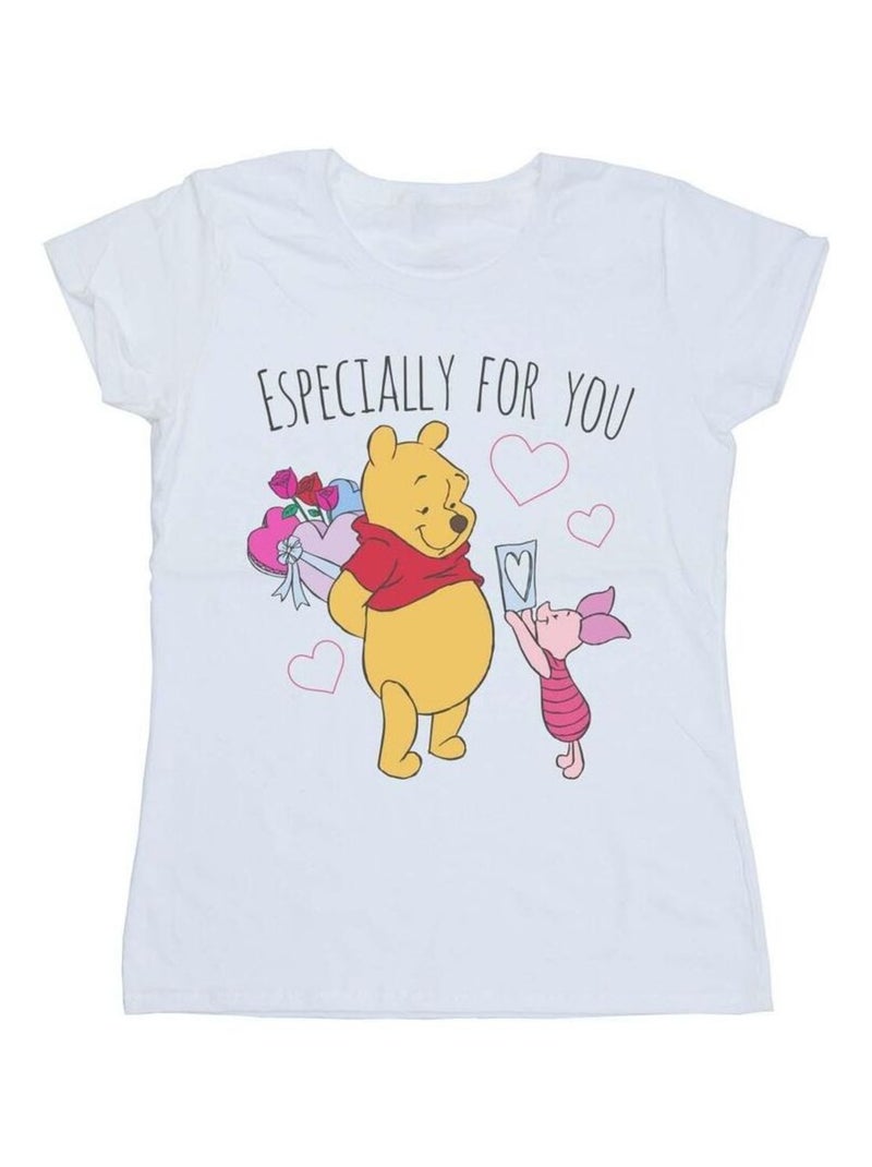 Disney - T-shirt VALENTINES GIFT Blanc - Kiabi