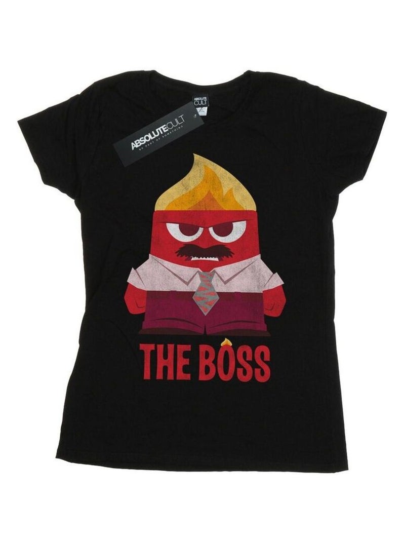 Disney - T-shirt Vice-versa ANGER THE BOSS Noir - Kiabi