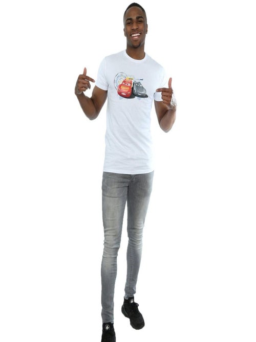 Disney - T-shirt Voitures LIGHTNING VS STORM - Kiabi