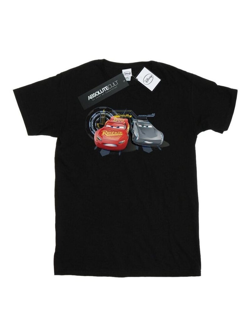 Disney - T-shirt Voitures LIGHTNING VS STORM Noir - Kiabi