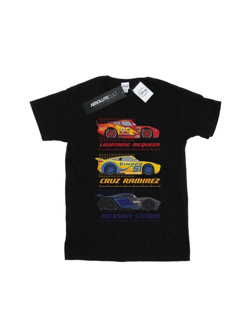 Disney - T-shirt Voitures Noir - Kiabi