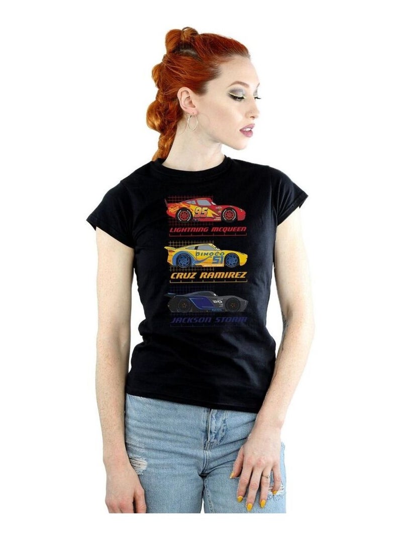 Disney - T-shirt Voitures Noir - Kiabi