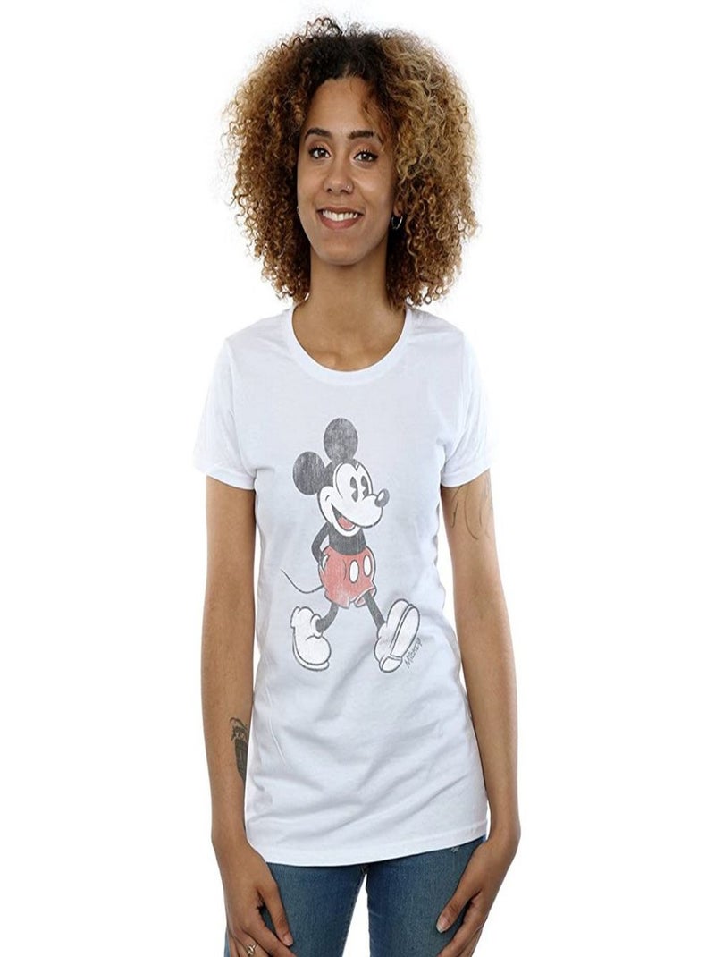 Disney - T-shirt WALKING Blanc - Kiabi